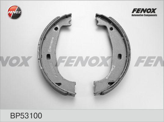 Fenox BP53100 - Комплект тормозных колодок, барабанные unicars.by