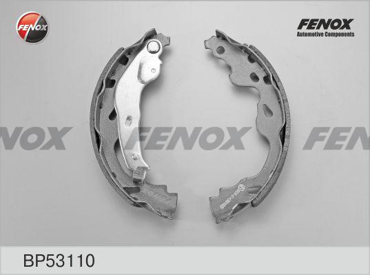 Fenox BP53110 - Комплект тормозных колодок, барабанные unicars.by