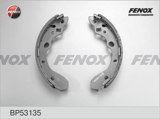 Fenox BP53135 - Комплект тормозных колодок, барабанные unicars.by