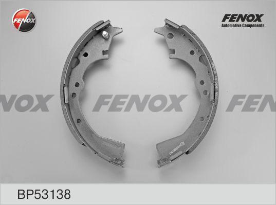 Fenox BP53138 - Комплект тормозных колодок, барабанные unicars.by