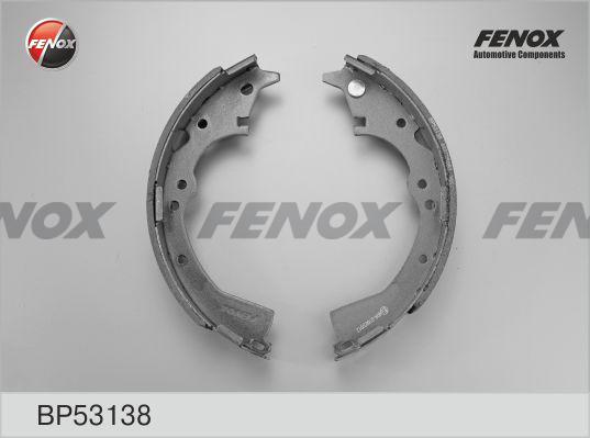 Fenox BP53138 - Комплект тормозных колодок, барабанные unicars.by