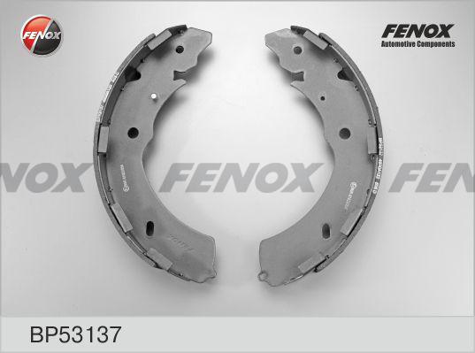 Fenox BP53137 - Комплект тормозных колодок, барабанные unicars.by