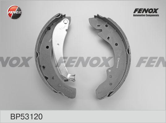 Fenox BP53120 - Комплект тормозных колодок, барабанные unicars.by