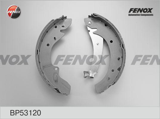 Fenox BP53120 - Комплект тормозных колодок, барабанные unicars.by