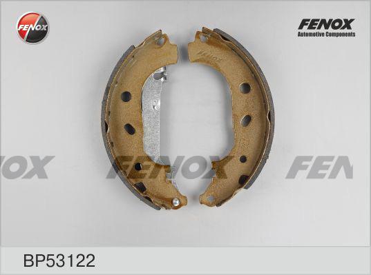 Fenox BP53122 - Комплект тормозных колодок, барабанные unicars.by