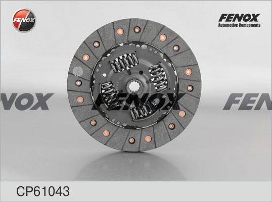 Fenox CP61043 - Диск сцепления, фрикцион unicars.by