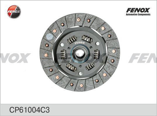 Fenox CP61004C3 - Диск сцепления, фрикцион unicars.by