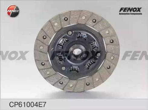 Fenox CP61004E7 - Диск сцепления, фрикцион unicars.by