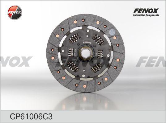 Fenox CP61006C3 - Диск сцепления, фрикцион unicars.by