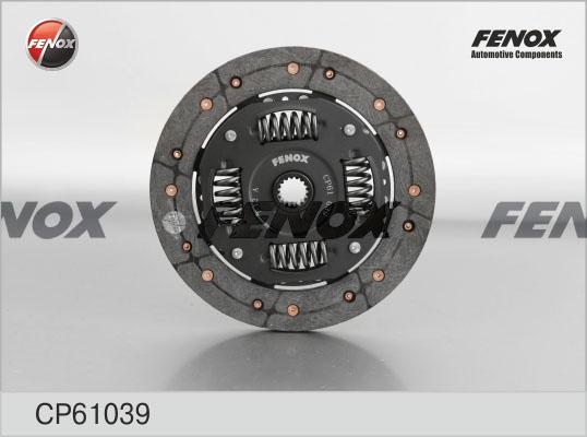 Fenox CP61039 - Диск сцепления, фрикцион unicars.by