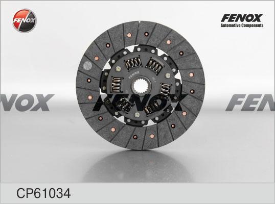 Fenox CP61034 - Диск сцепления, фрикцион unicars.by