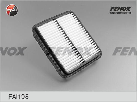 Fenox FAI198 - Воздушный фильтр, двигатель unicars.by