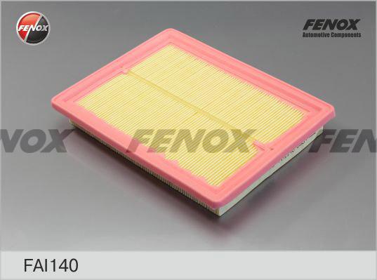 Fenox FAI140 - Воздушный фильтр, двигатель unicars.by