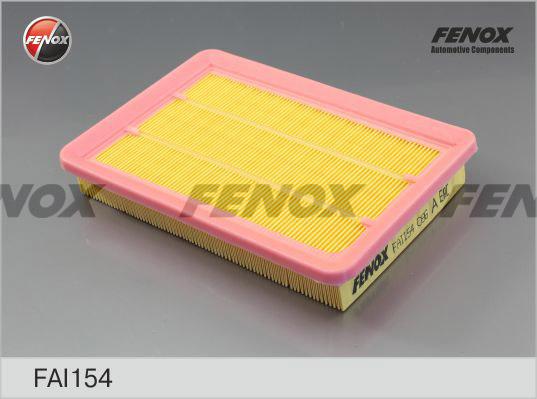 Fenox FAI154 - Воздушный фильтр, двигатель unicars.by