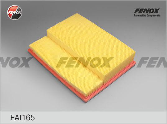 Fenox FAI165 - Воздушный фильтр, двигатель unicars.by