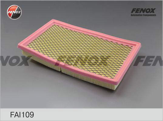 Fenox FAI109 - Воздушный фильтр, двигатель unicars.by