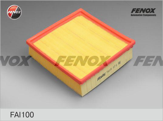 Fenox FAI100 - Воздушный фильтр, двигатель unicars.by