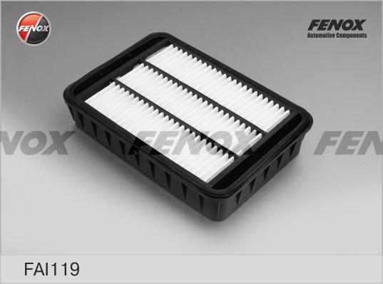 Fenox FAI119 - Воздушный фильтр, двигатель unicars.by