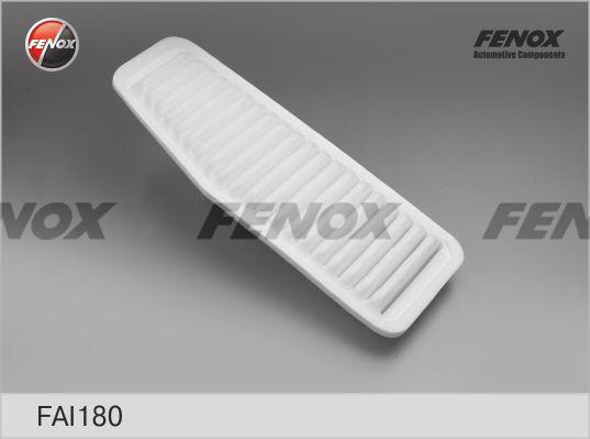 Fenox FAI180 - Воздушный фильтр, двигатель unicars.by