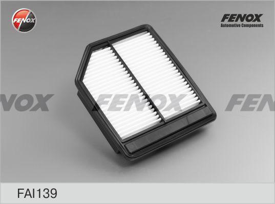 Fenox FAI139 - Воздушный фильтр, двигатель unicars.by