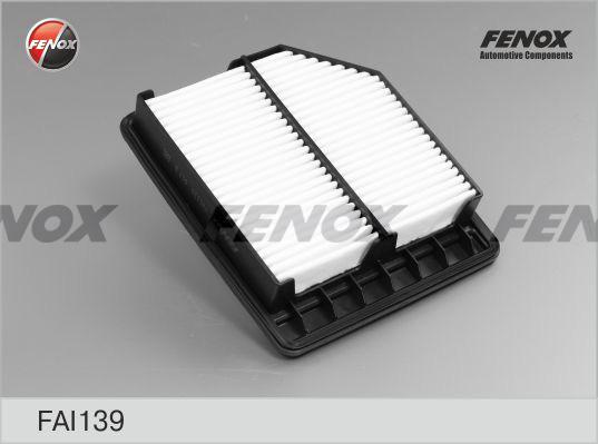 Fenox FAI139 - Воздушный фильтр, двигатель unicars.by