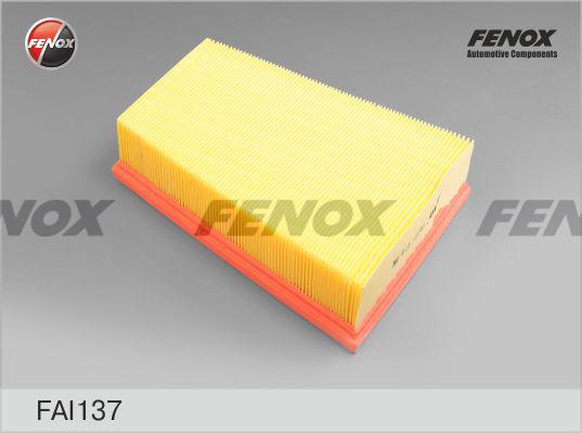 Fenox FAI137 - Воздушный фильтр, двигатель unicars.by