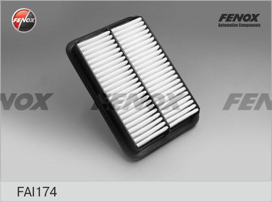 Fenox FAI174 - Воздушный фильтр, двигатель unicars.by