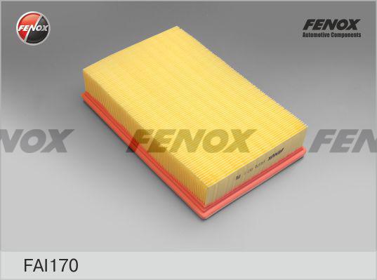 Fenox FAI170 - Воздушный фильтр, двигатель unicars.by