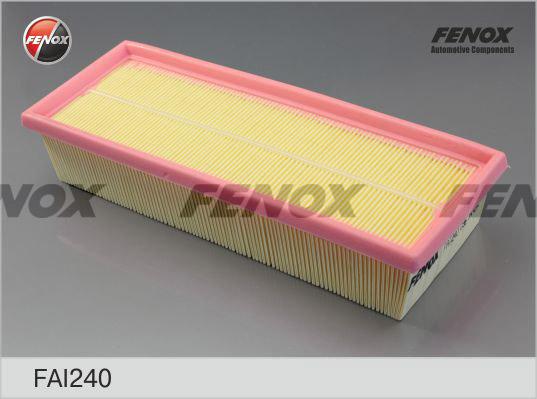 Fenox FAI240 - Воздушный фильтр, двигатель unicars.by