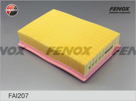 Fenox FAI207 - Воздушный фильтр, двигатель unicars.by