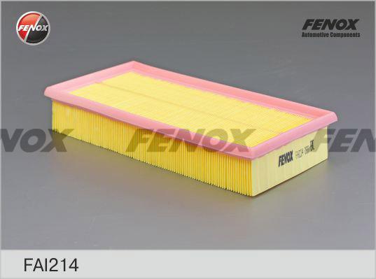 Fenox FAI214 - Воздушный фильтр, двигатель unicars.by