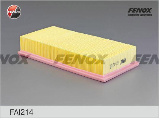 Fenox FAI214 - Воздушный фильтр, двигатель unicars.by