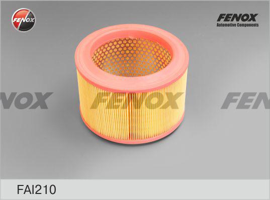 Fenox FAI210 - Воздушный фильтр, двигатель unicars.by