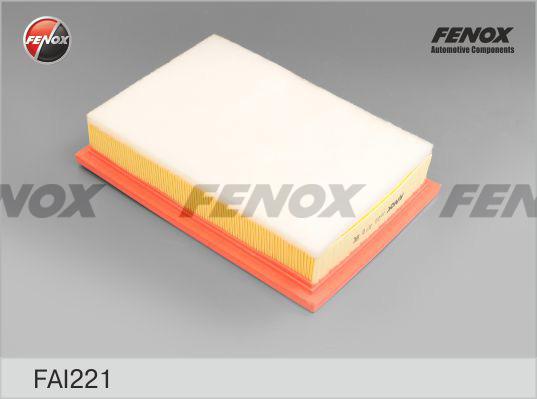 Fenox FAI221 - Воздушный фильтр, двигатель unicars.by