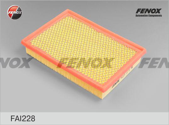 Fenox FAI228 - Воздушный фильтр, двигатель unicars.by