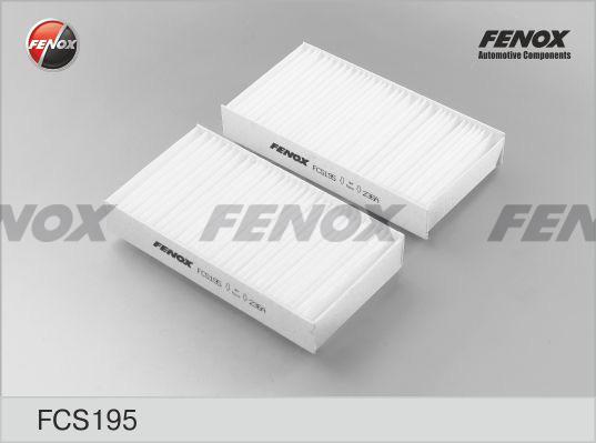 Fenox FCS195 - Фильтр воздуха в салоне unicars.by