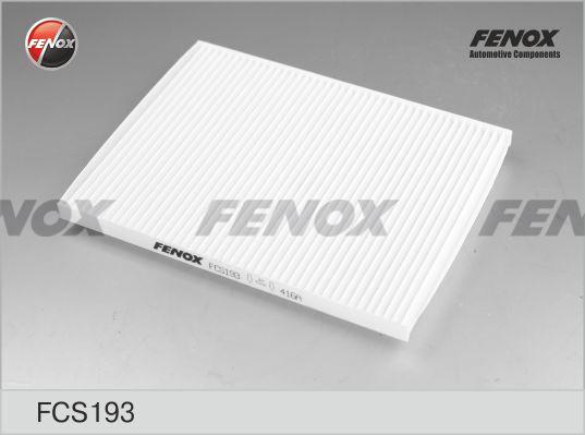 Fenox FCS193 - Фильтр воздуха в салоне unicars.by