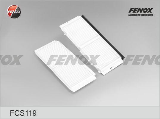 Fenox FCS119 - Фильтр воздуха в салоне unicars.by