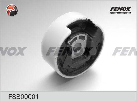 Fenox FSB00001 - Сайлентблок, рычаг подвески колеса unicars.by