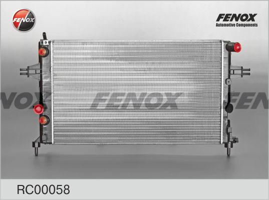 Fenox RC00058 - Радиатор, охлаждение двигателя unicars.by