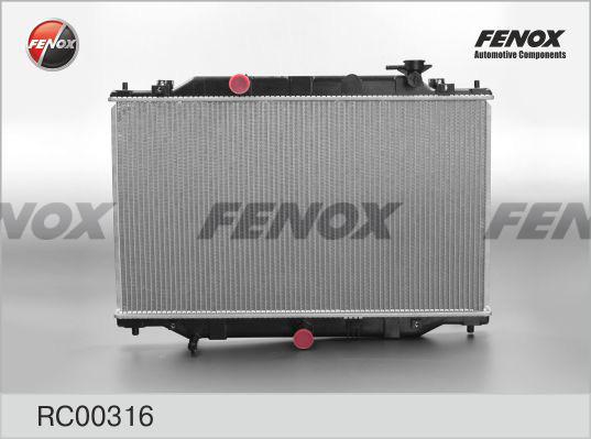 Fenox RC00316 - Радиатор, охлаждение двигателя unicars.by