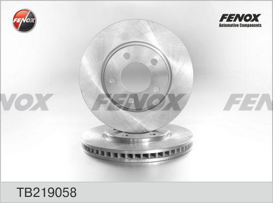 Fenox TB219058 - Тормозной диск unicars.by