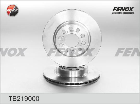 Fenox TB219000 - Тормозной диск unicars.by