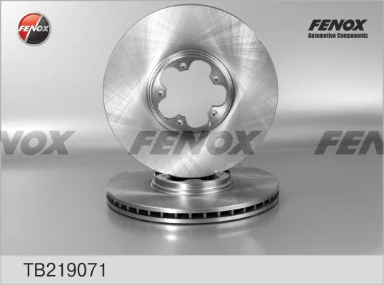 Fenox TB219071 - Тормозной диск unicars.by