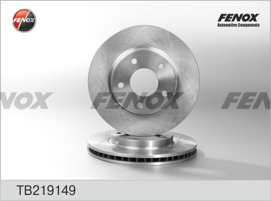 Fenox TB219149 - Тормозной диск unicars.by