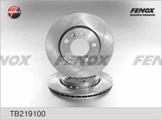 Fenox TB219100 - Тормозной диск unicars.by