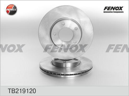 Fenox TB219120 - Тормозной диск unicars.by