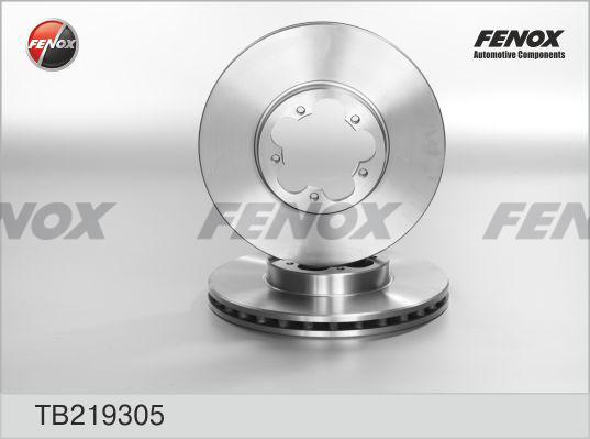 Fenox TB219305 - Тормозной диск unicars.by