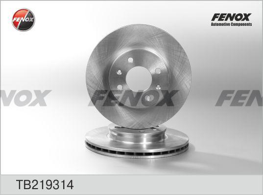 Fenox TB219314 - Тормозной диск unicars.by