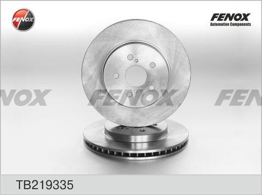 Fenox TB219335 - Тормозной диск unicars.by